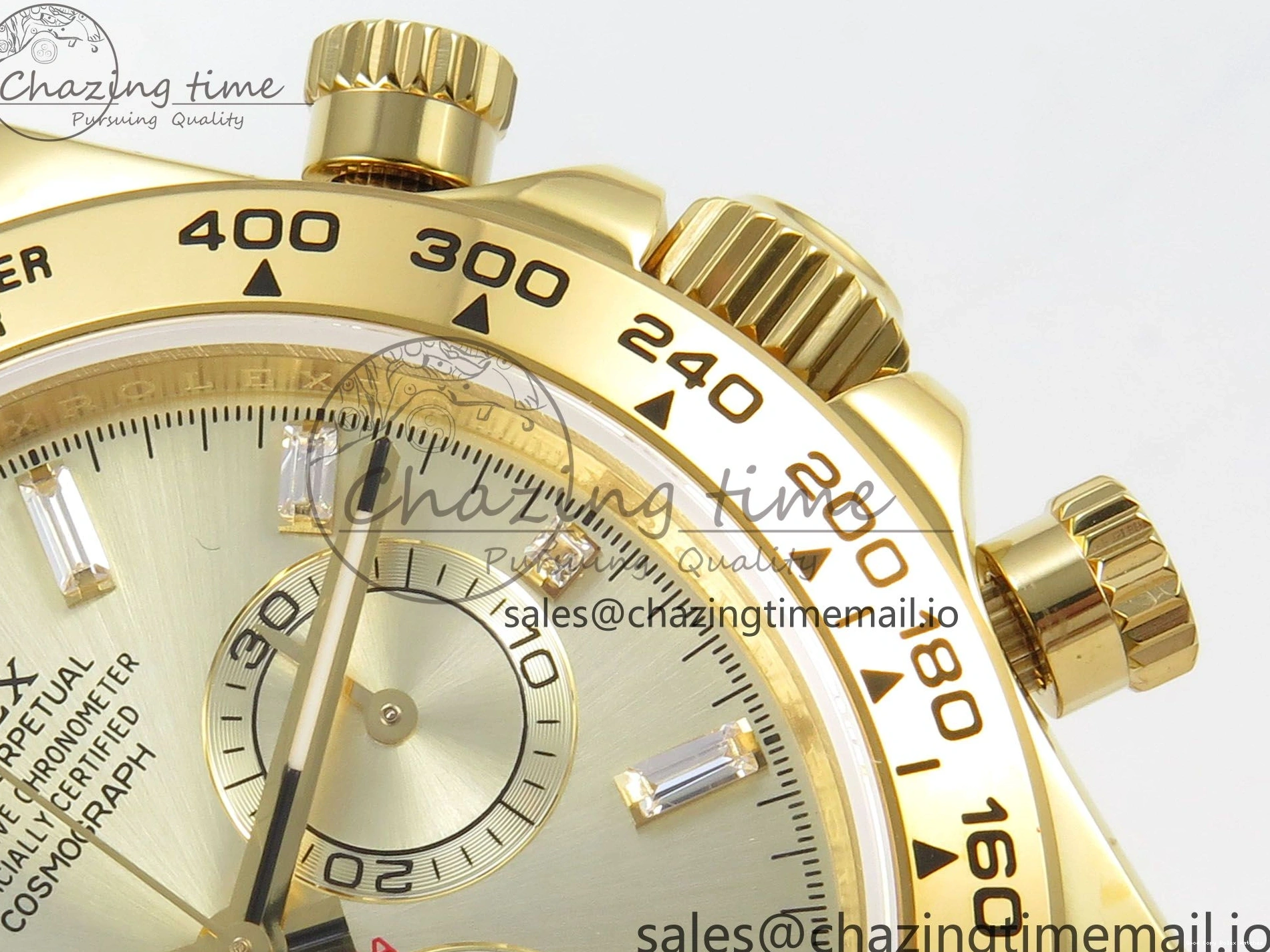 AAA Replica Watches Edition 126508 (Gain Casual Best SH4131 1:1 Weight) 305 Crystal On Dial Bracelet V6 Markers YG YG QF Daytona YG 1219